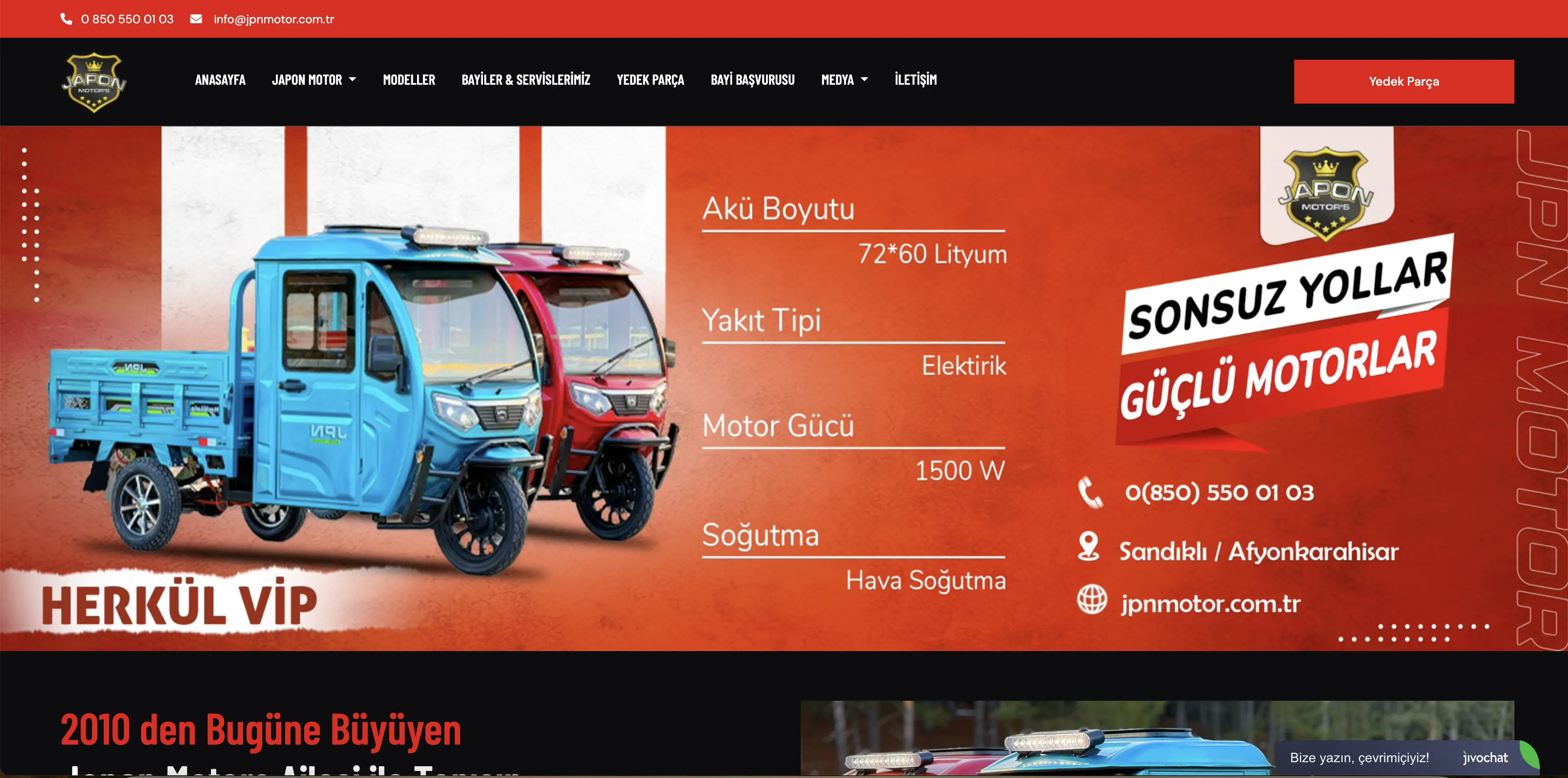 Sipariş paneli ve kurumsal web sitesi projesi