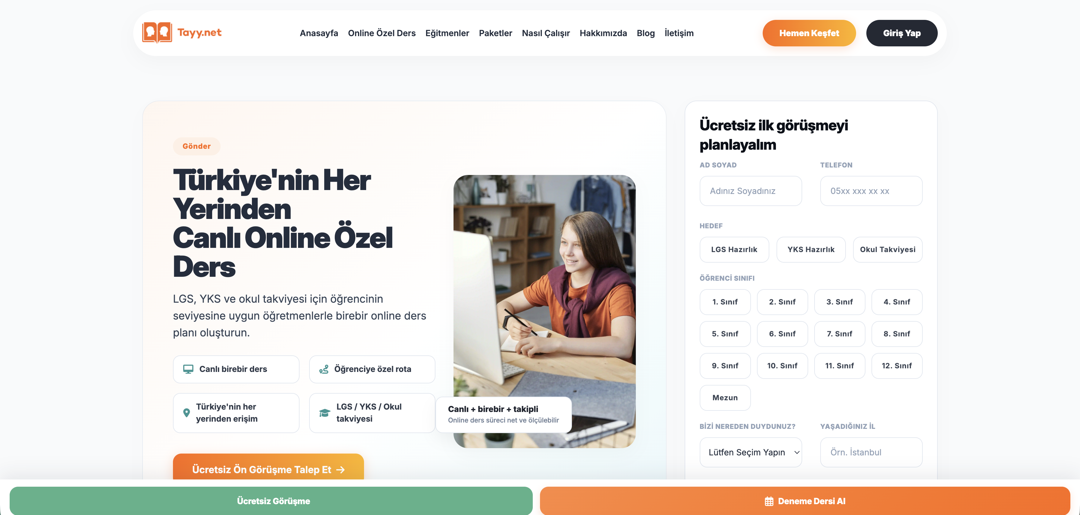 Sipariş paneli ve kurumsal web sitesi projesi