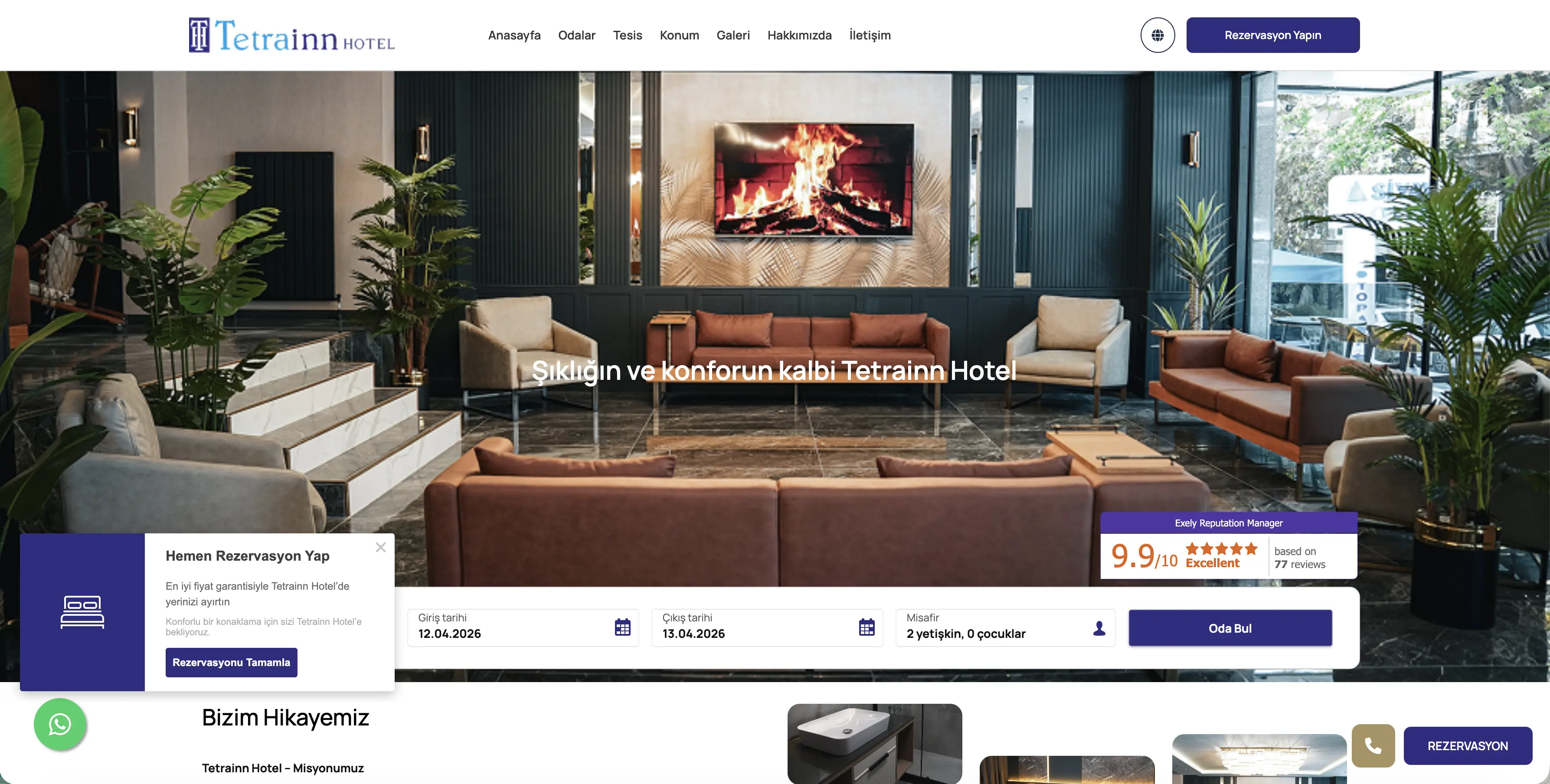 Sipariş paneli ve kurumsal web sitesi projesi